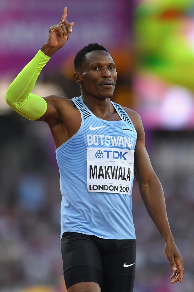 Isaac Makwala is facing a battle to be fit to race in the 400m final where he has been tipped to medal