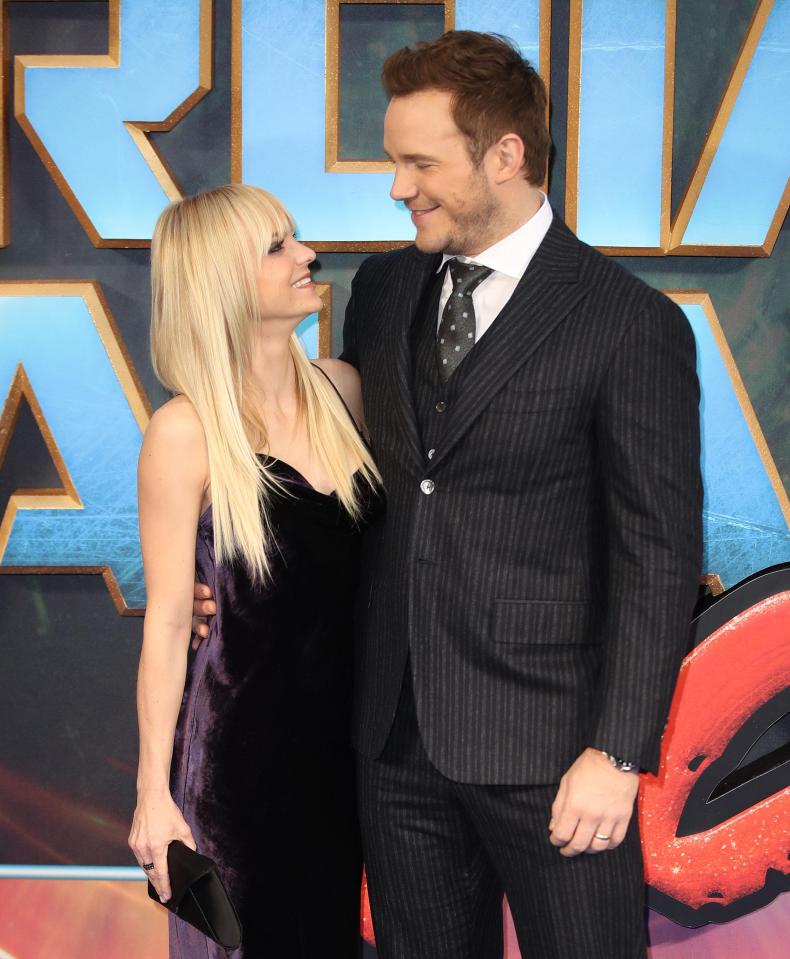  Actor Chris Pratt has announced his split from wife Anna Faris