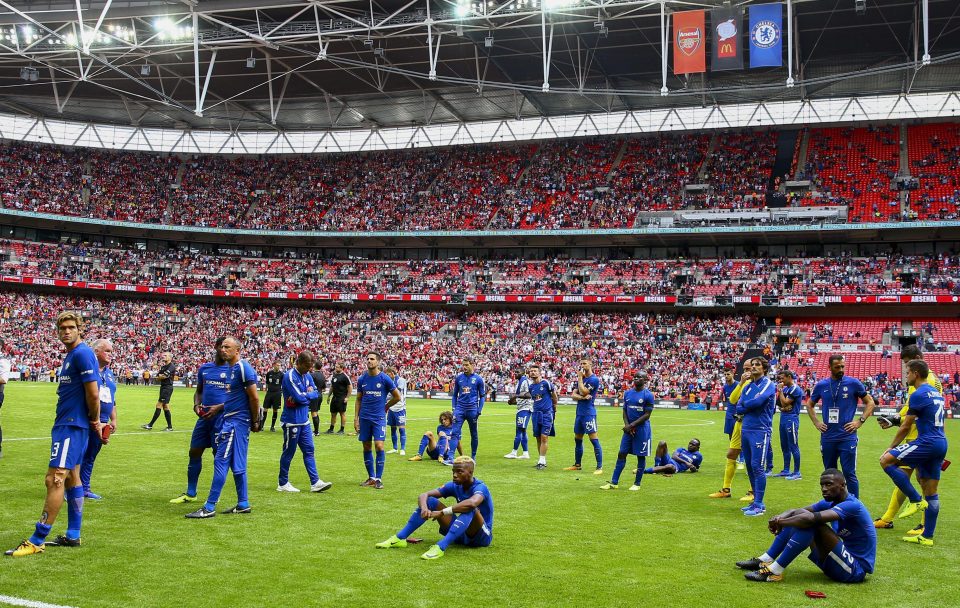 Chelsea were beaten by Arsenal in the Community Shield on the ABBA pens