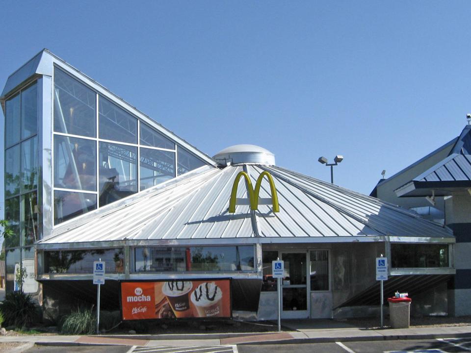  Roswell is famous for its alien activity - and its Maccies is in the shape of a UFO