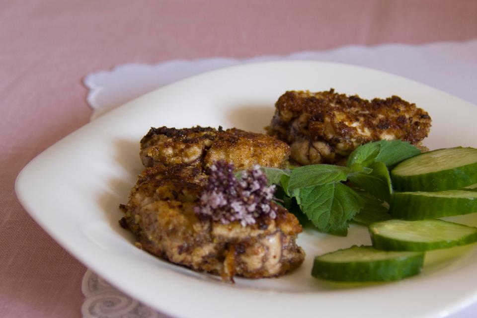  Fried brains, pictured, were normal in Nadiya' house as she grew up