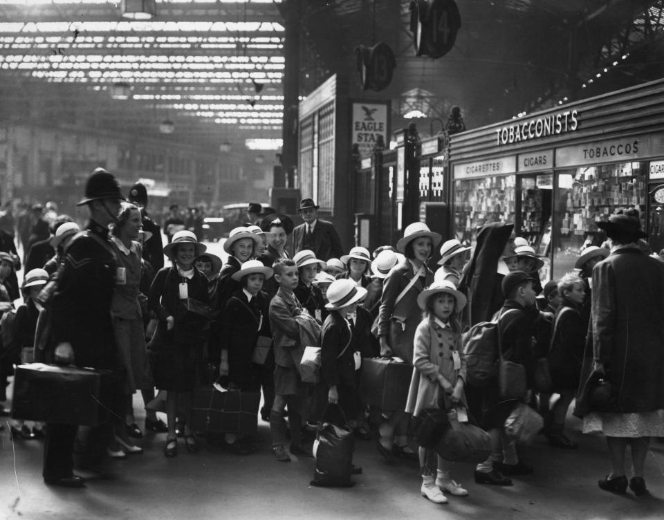  Scenes like this 1940 picture showing a railway station during World War II would become a reality again if little green men made an appearance