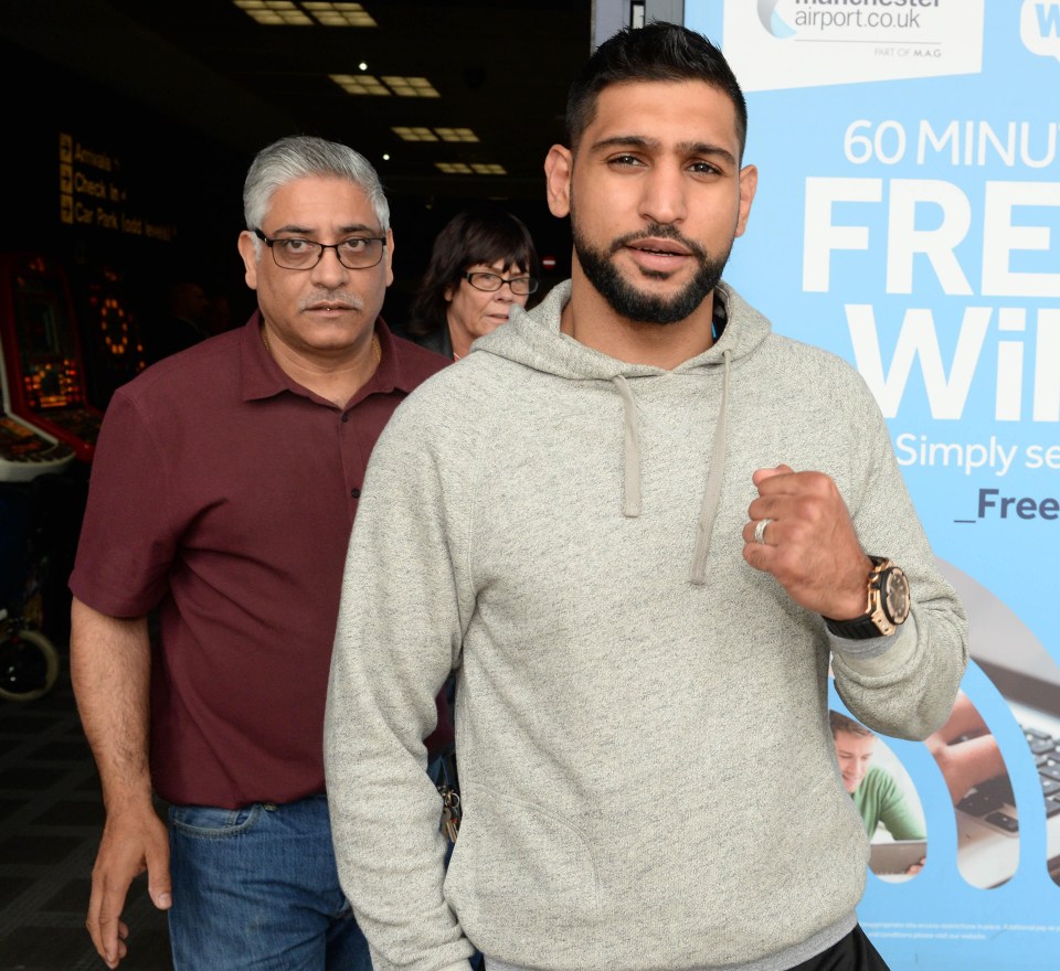 Amir Khan has called a truce with Anthony Joshua after learning he did NOT sleep with his wife