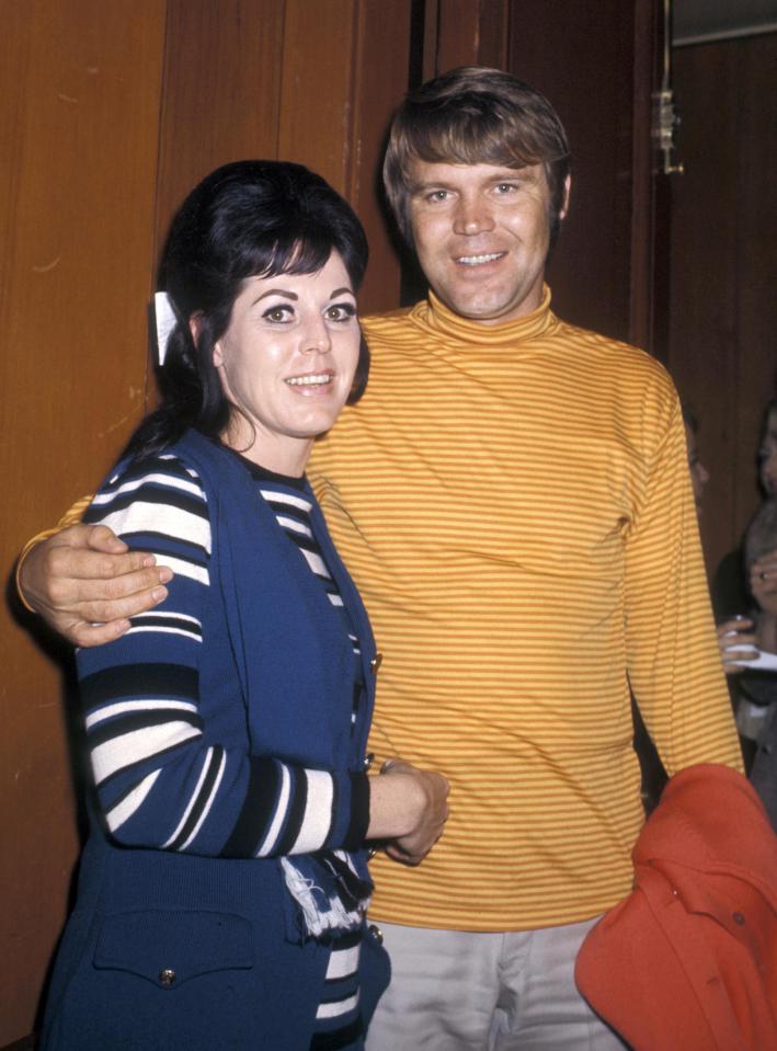  Glen with second wife Billie Jean Nunley, who were together for 17 years having three children