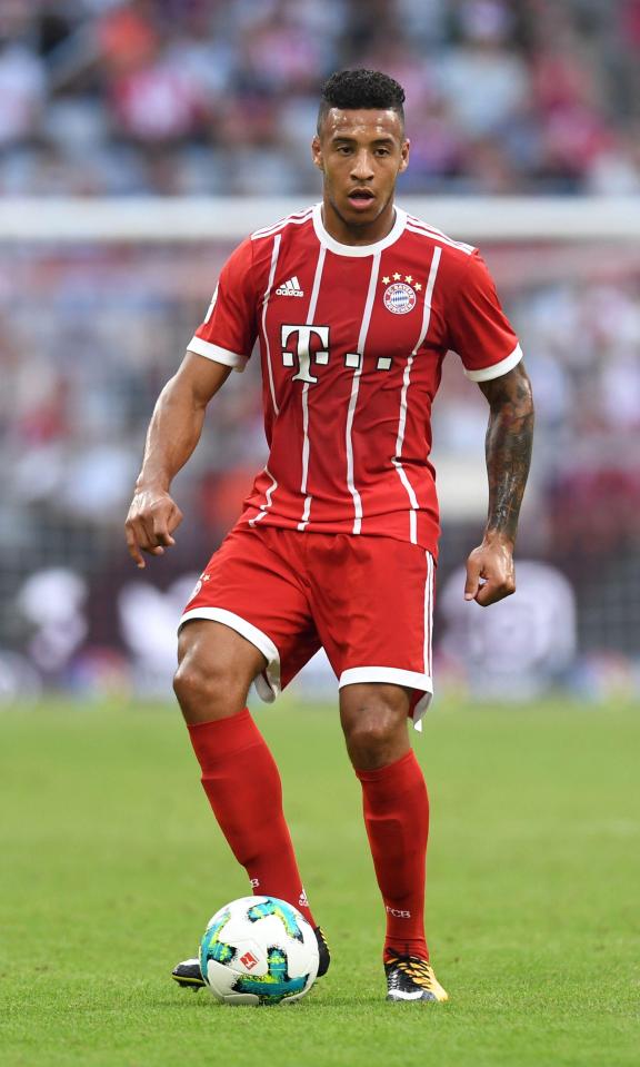 French midfielder Corentin Tolisso in action during a pre-season friendly 