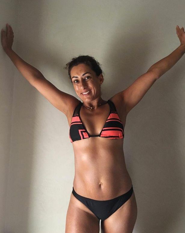  Flaw-some . . . Saira Khan's 'warts and all' snap