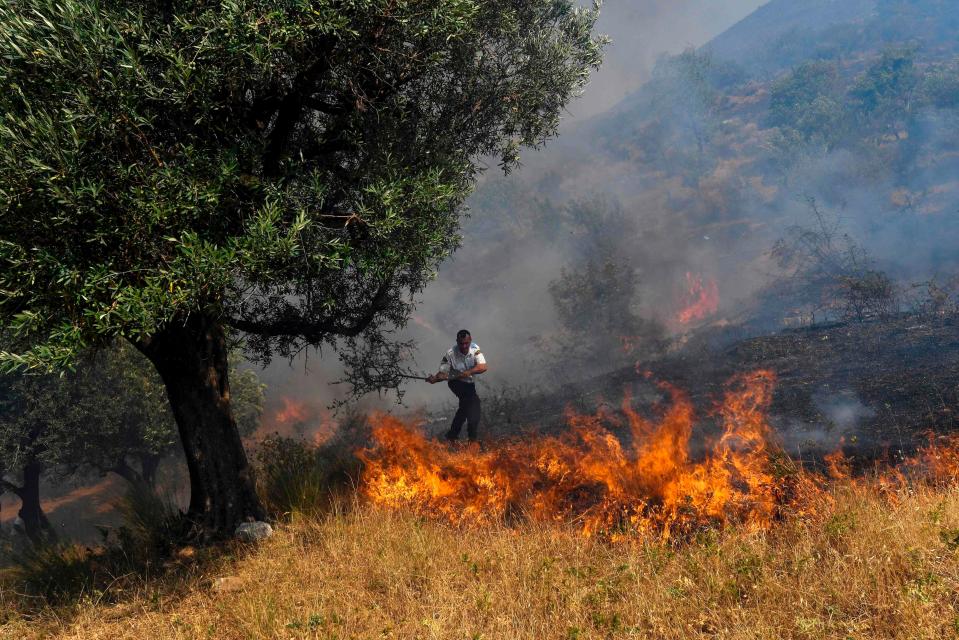 The wildfires have been raging since 'Lucifer' swept the southern part of the continent