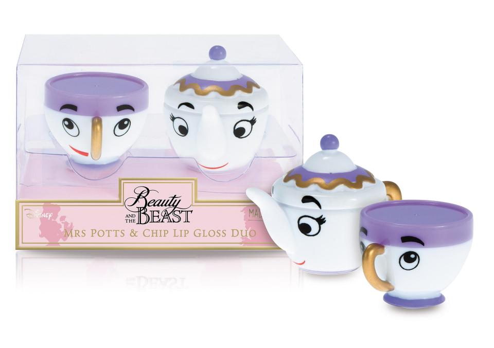  Beauty and the Beast Mrs Pott & Chips lip balm duo, £8