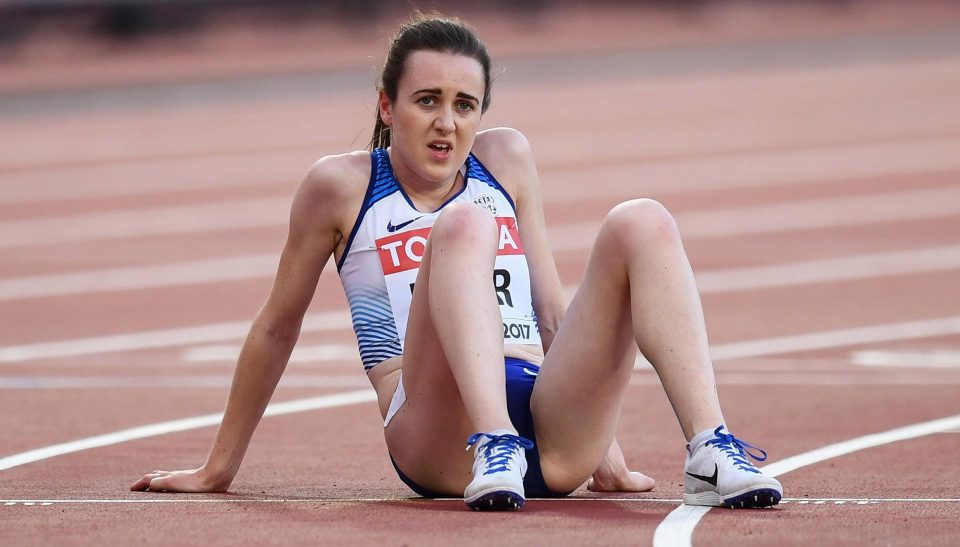  Laura Muir looked shattered at the end of her heat but she's in the final