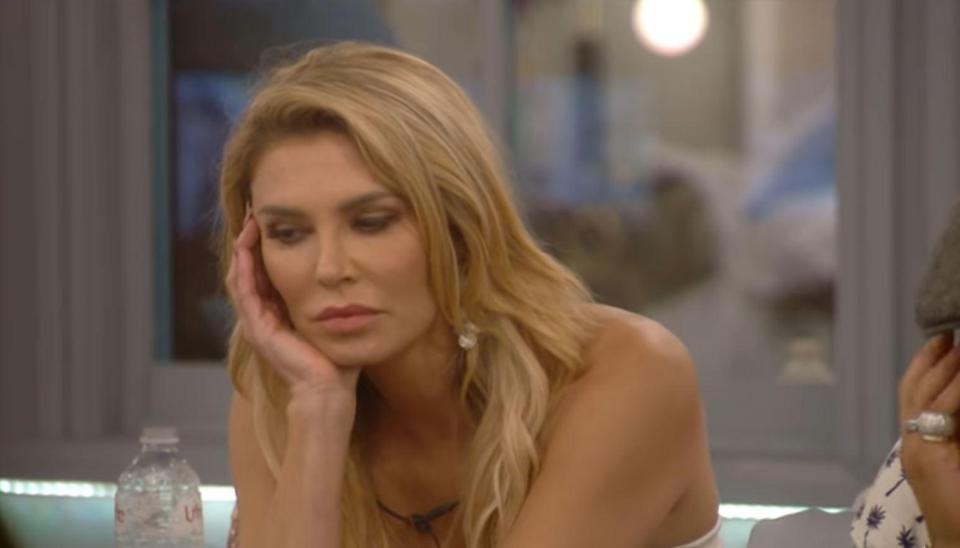  Brandi Glanville looked downcast at the news