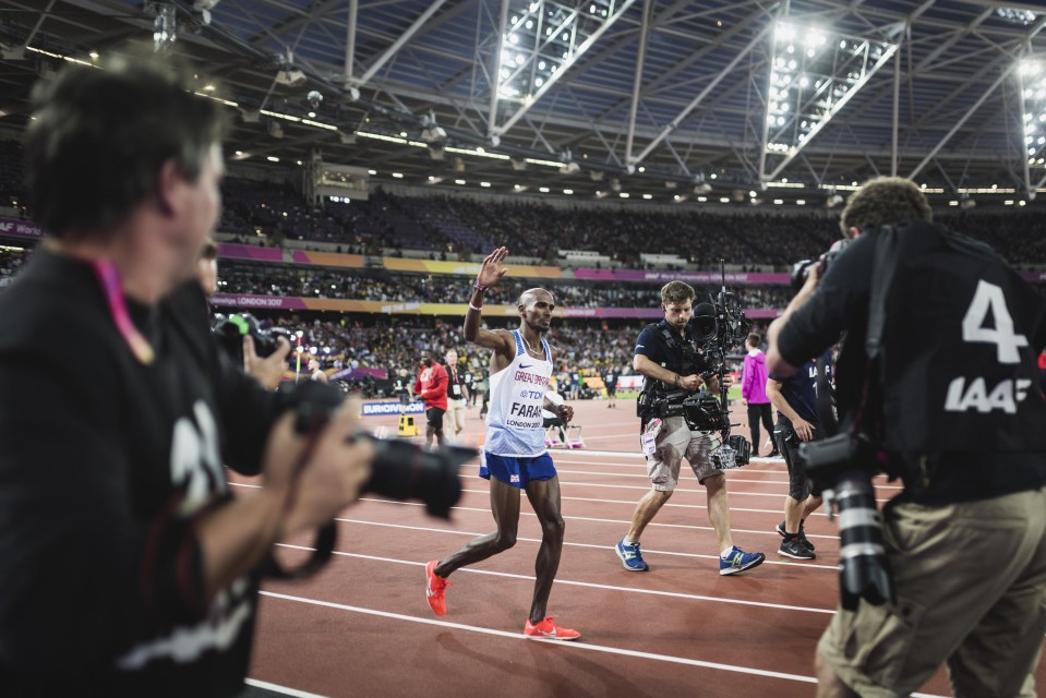 Mo Farah's six-year spell of world domination ended in the capital