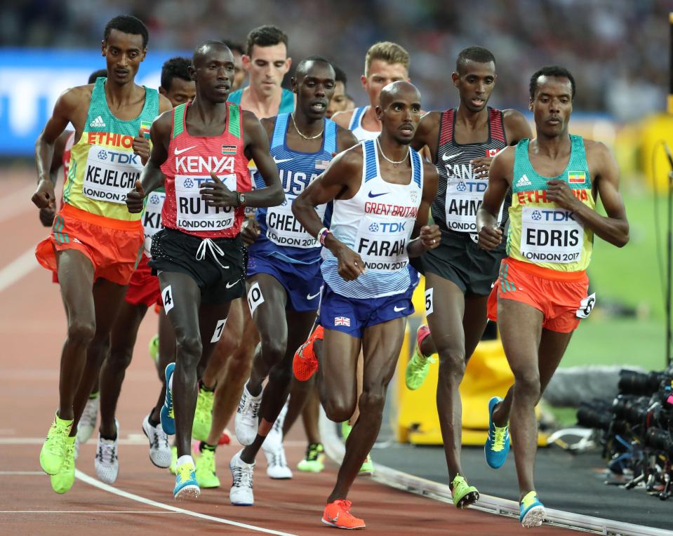 Mo Farah will now be moving up to the marathon