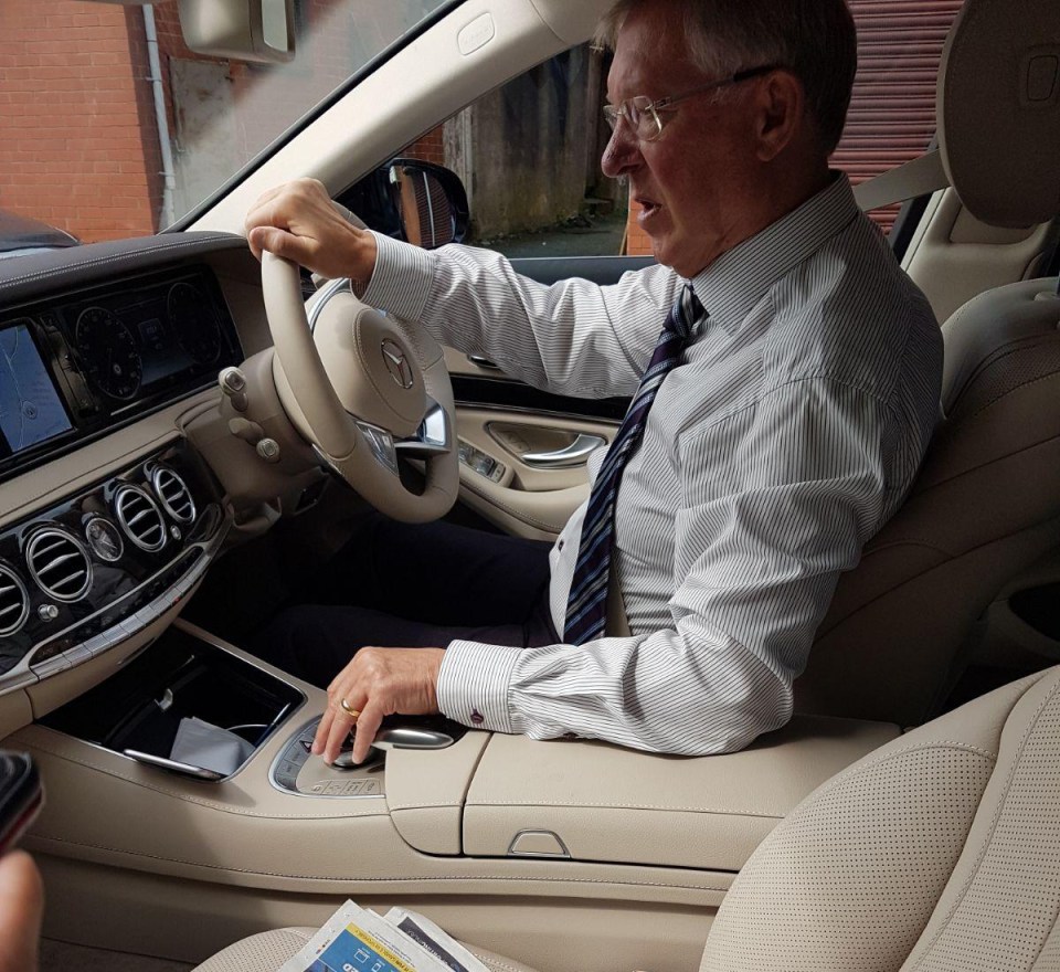 Sir Alex struggles to find his way to footie match as sat nav plays up