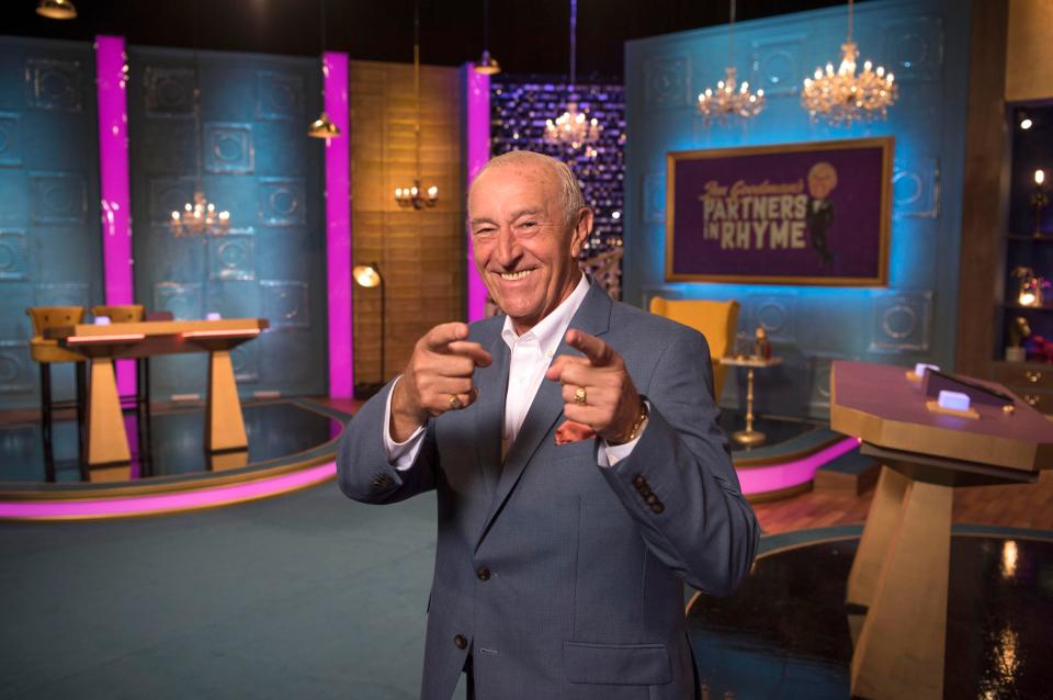  Len Goodman is now hosting Partners In Rhyme