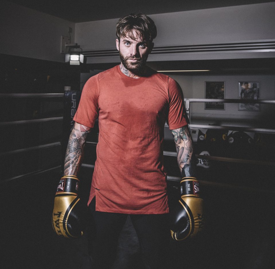  Aaron Chalmers looks ready to rumble in his second professional MMA fight