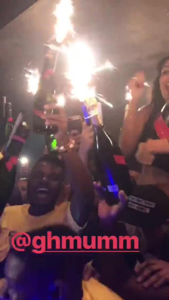 Usain Bolt threw a lavish party as he called time on his career in running