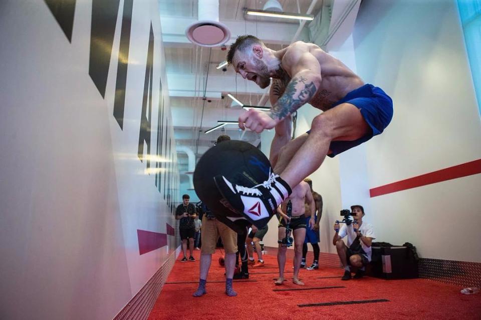  McGregor has shared images of his unsual training techniques on Instagram