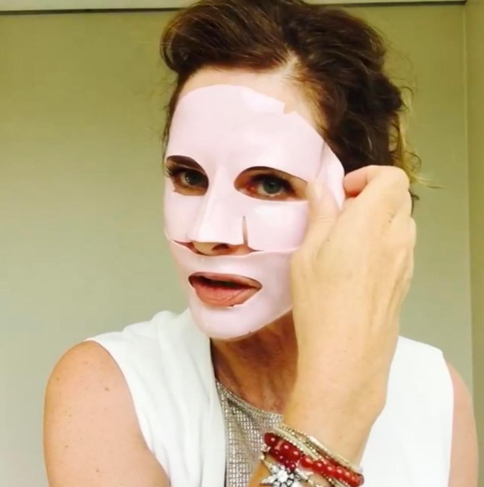  She demonstrated the mask in an Instagram video, calling it her "buy of the day"