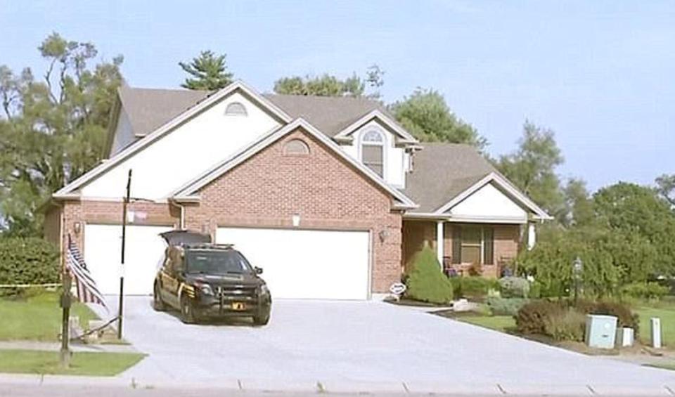  The baby's charred body was found in the back garden of her Ohio home