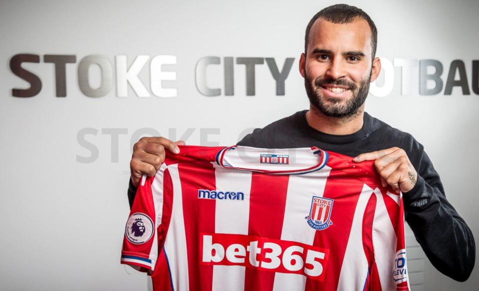  Jese Rodriguez moved to Stoke on a season loan from PSG