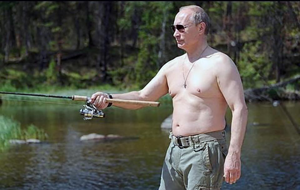  Vladimir Putin's famous topless photos in the wilderness has sparked a bizarre new trend in Russia