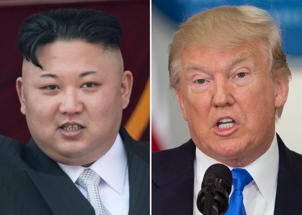  Kim Jong-un and Donald Trump have exchanged a war of words amid heightened tensions in recent weeks