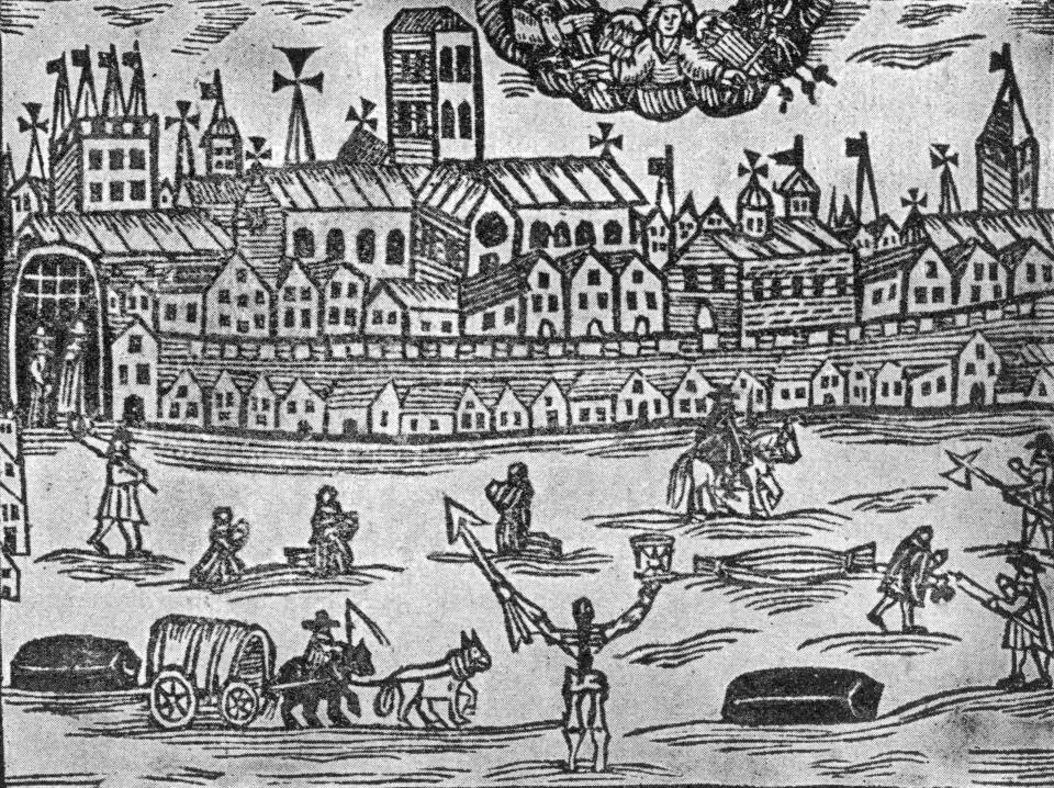 The plague decimated Englands population and claimed over 1 million lives 