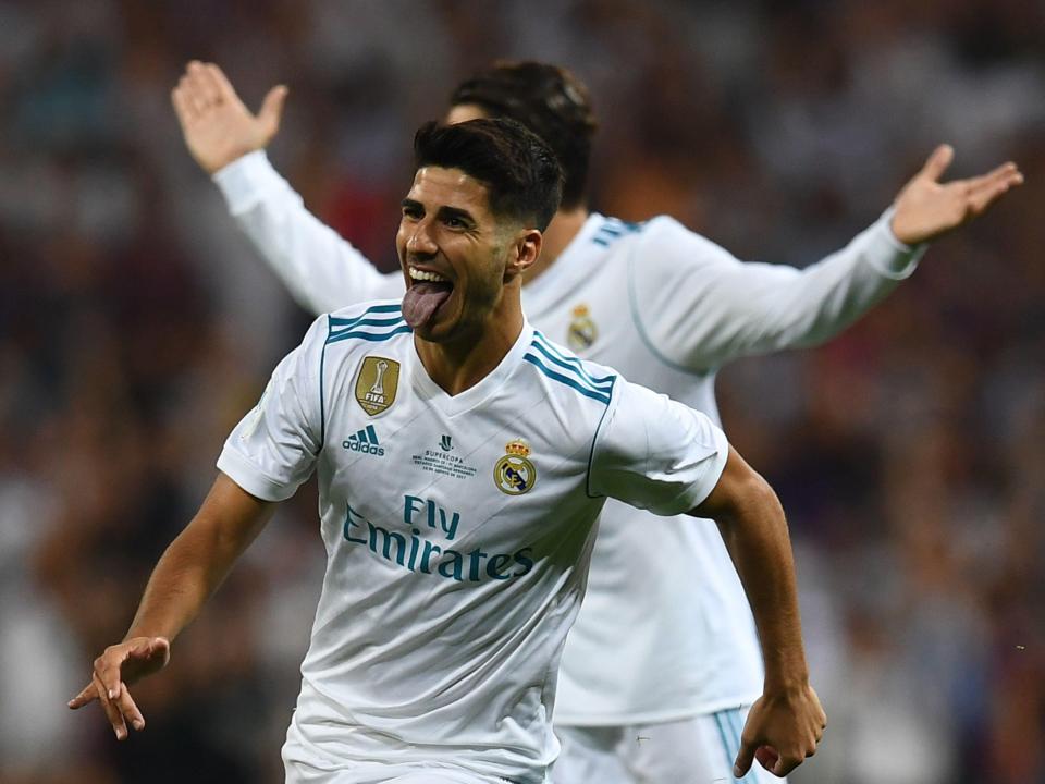 Marco Asensio lit up the second leg of the Super Cup against Barcelona with a goal after just four minutes