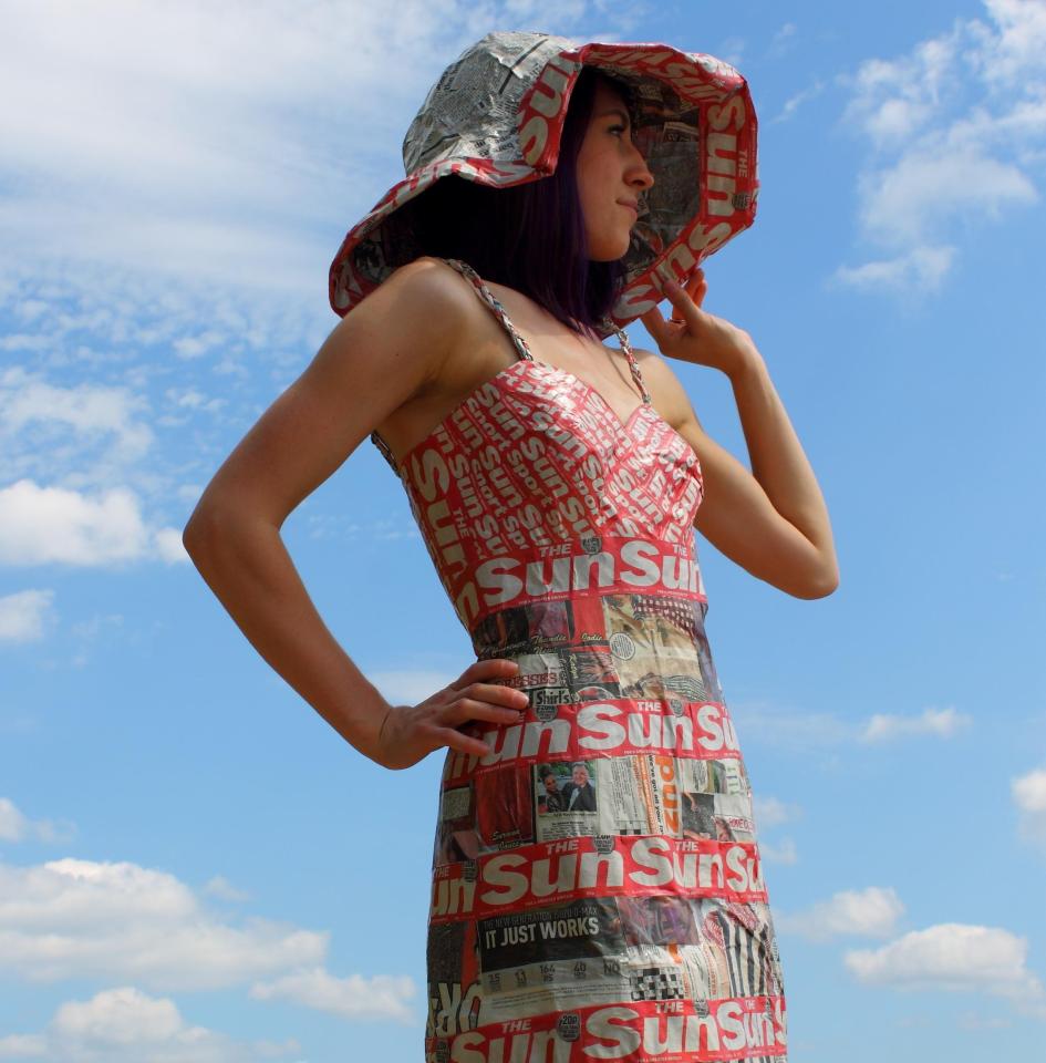 Emily became a viral star when her Starburst dress hit the headlines all over the world