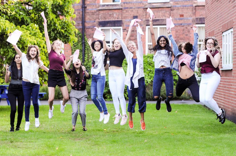  Students are celebrating the first rise in results in six years