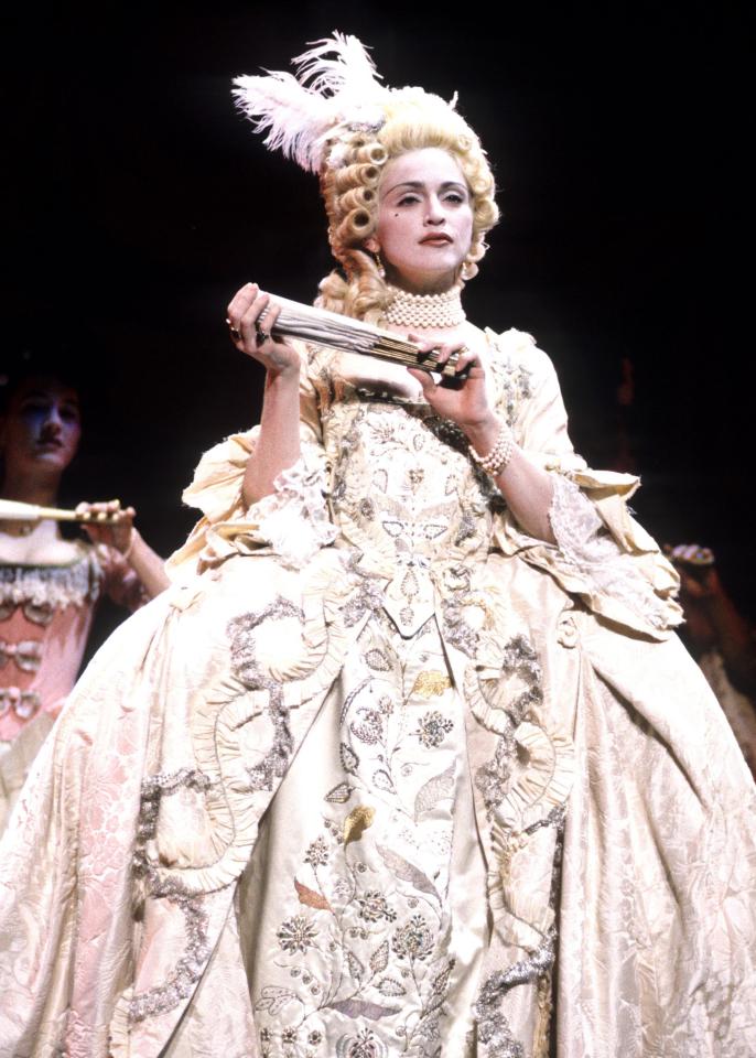  Madonna went back centuries for this Marie Antoinette inspired number