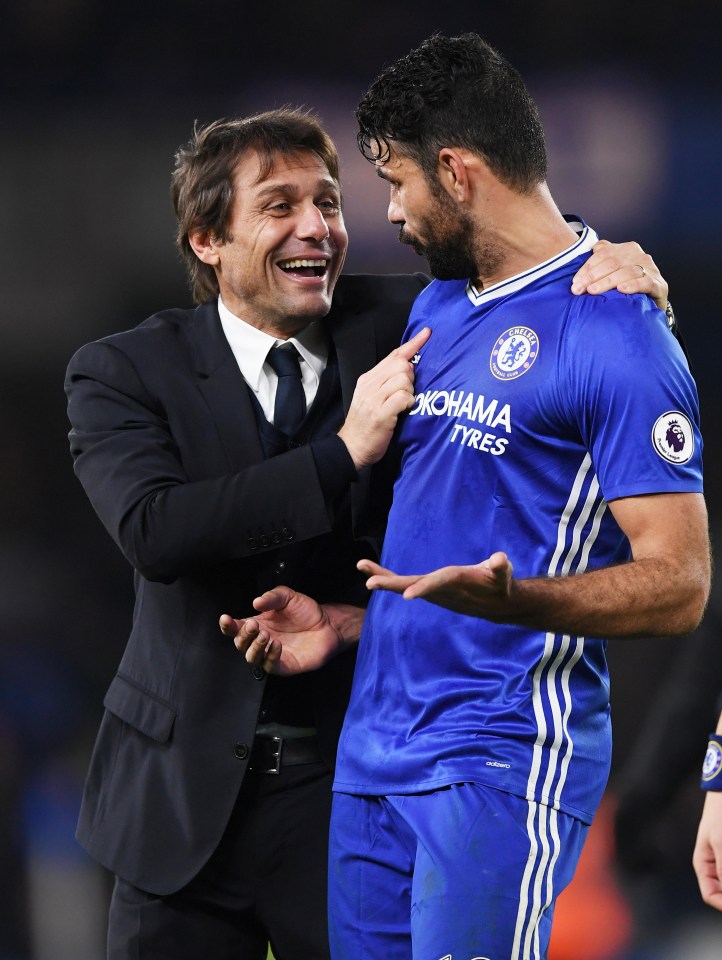 Antonio Conte laughed at Diego Costa's claims he was being priced out of a move