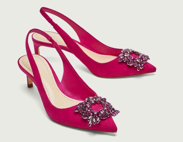  These pink Zara heels look extremely similar to an expensive Manolo Blahnik pair, but are a fraction of the price at £49.99