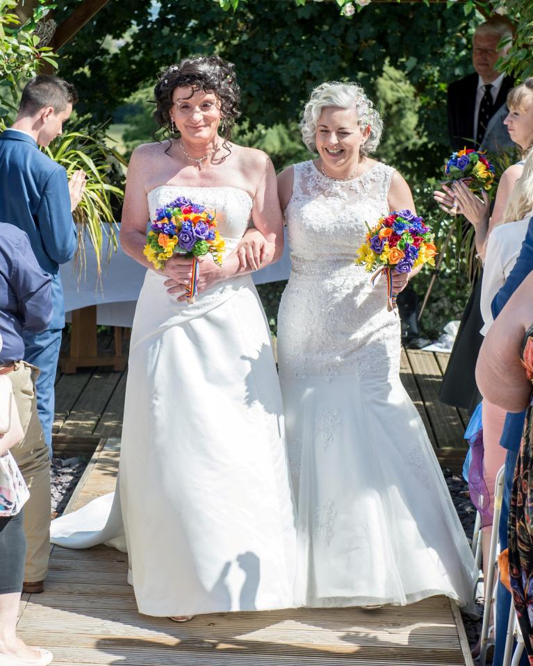  Kristiana and Denise celebrate their happy day