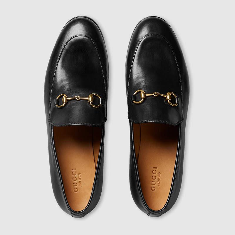  The Gucci pair may be real leather, but they don't look much different to the cheaper high street version