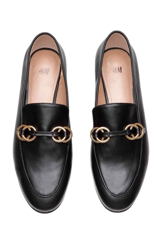  These H&M loafers look almost identical to a pair by Gucci