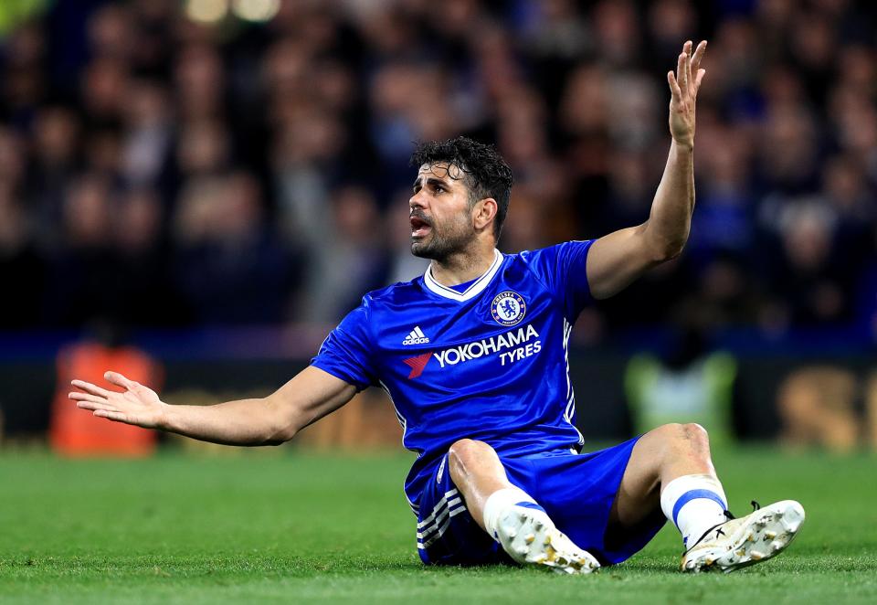 Diego Costa is in exile after a fall-out with his boss