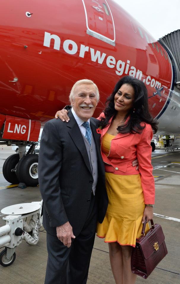  Bruce and Wilnelia pictured at Gatwick airport in November 2015