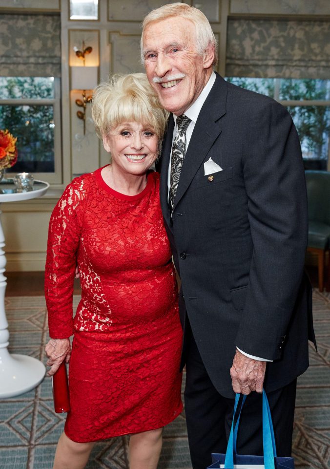  Barbara Windsor with the TV star at the launch of his book 'Strictly Bruce' in 2015