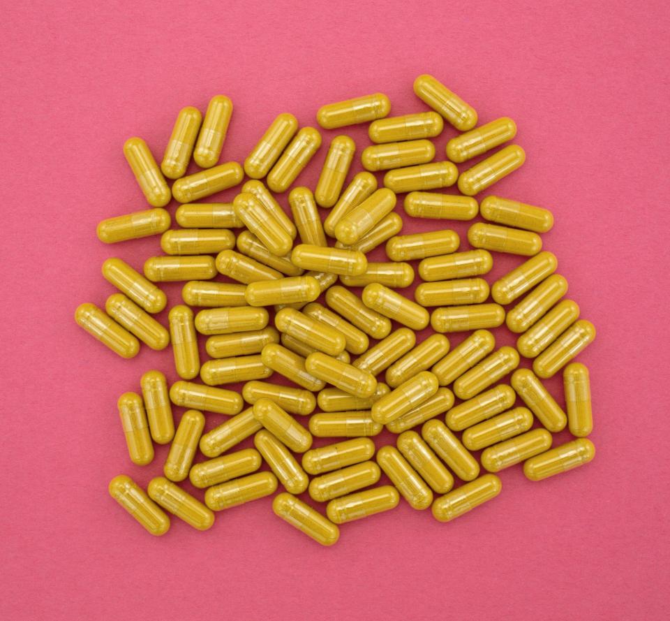 Curucmin pills were used in the study