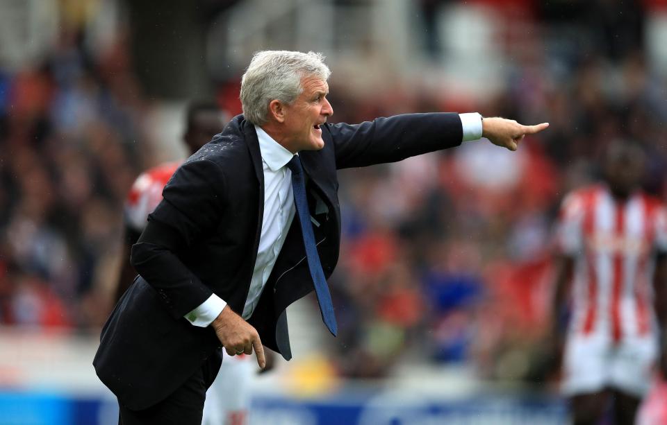 Mark Hughes lived every second of the exciting game