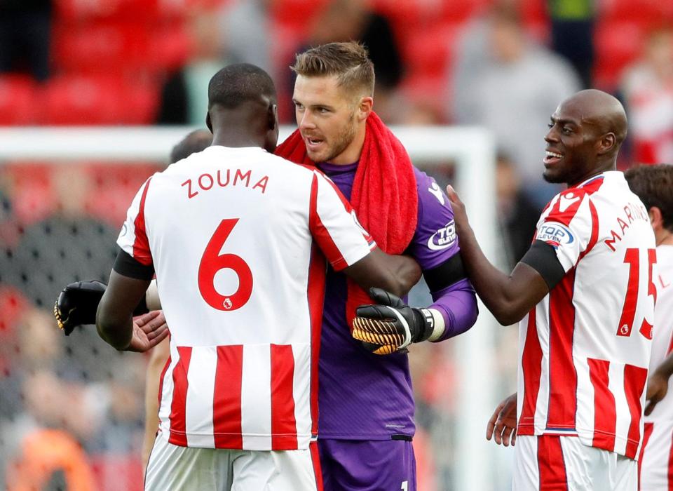 Kurt Zouma and Bruno Martins India have arrived at Stoke this summer