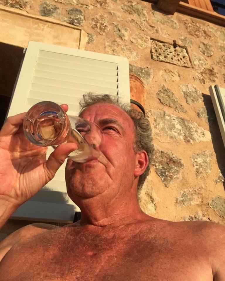 Jeremy Clarkson on holiday in Spain