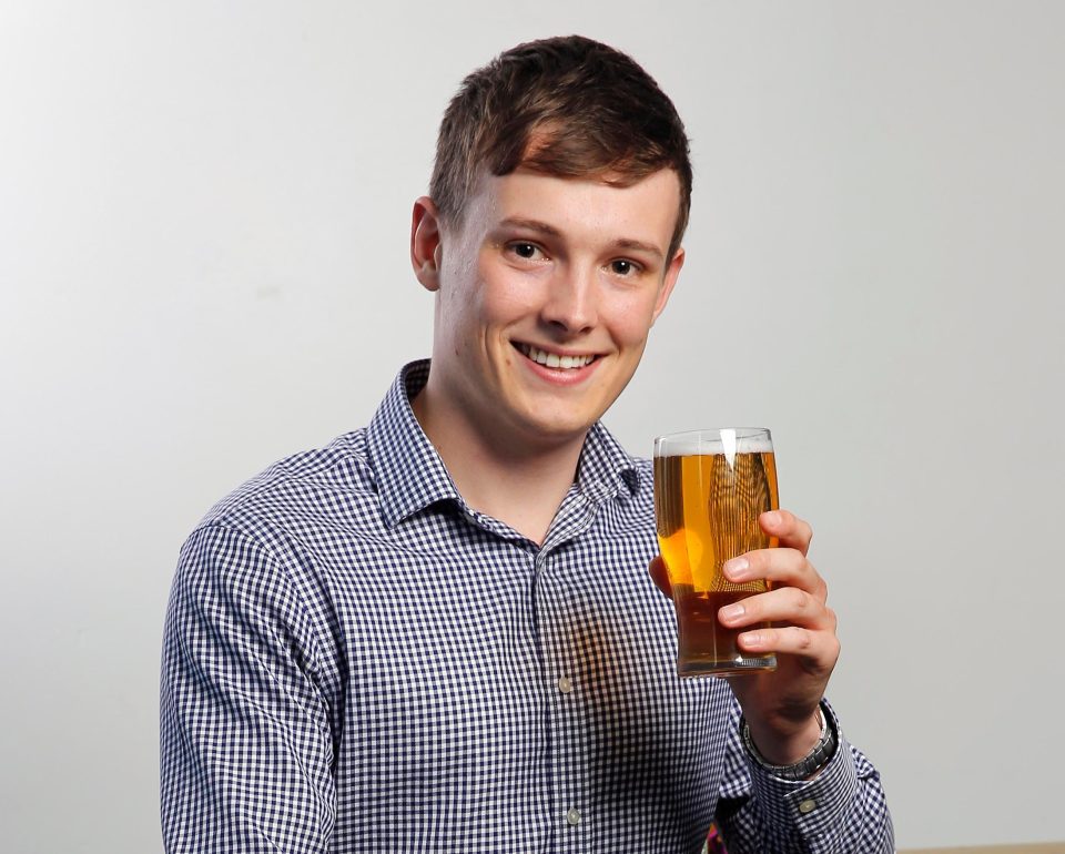  Hywel Evans is Britain's youngest beer expert