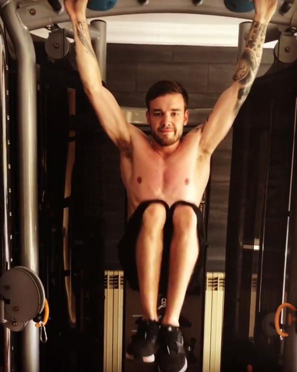  Liam wowed fans with his toned abs