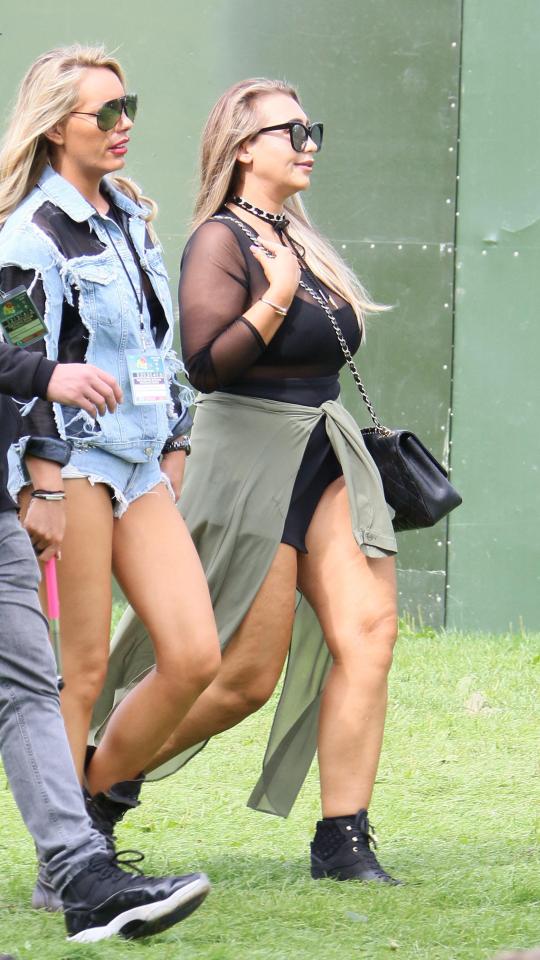  Lauren partied at V Festival over the weekend after saying she loves to socialise