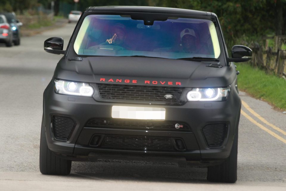 Jesse Lingard and Marcus Rashford turn up for training together - in a Range Rover