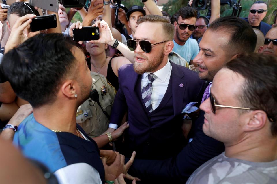 Conor McGregor got into a verbal battle with former sparring partner Paulie Malignaggi this week in Las Vegas