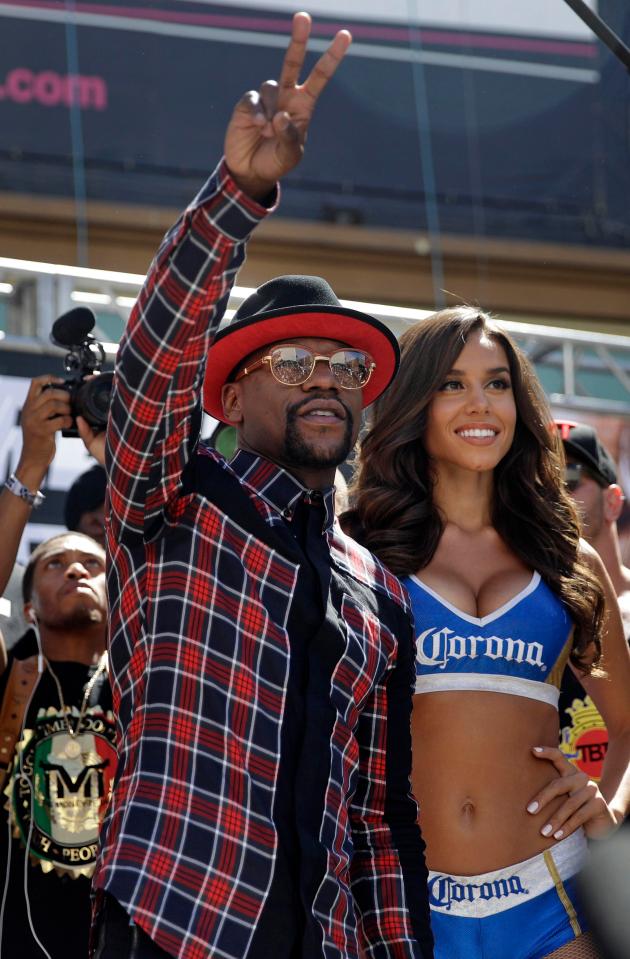 Floyd Mayweather may put his money where his mouth this weekend