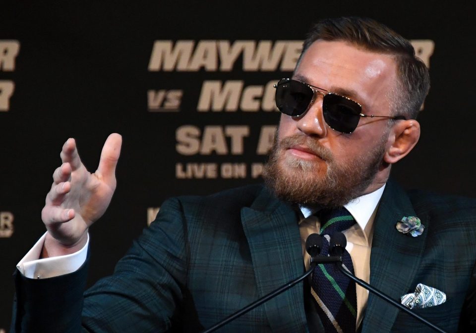  Conor McGregor will weigh-in with rival Floyd Mayweather tonight